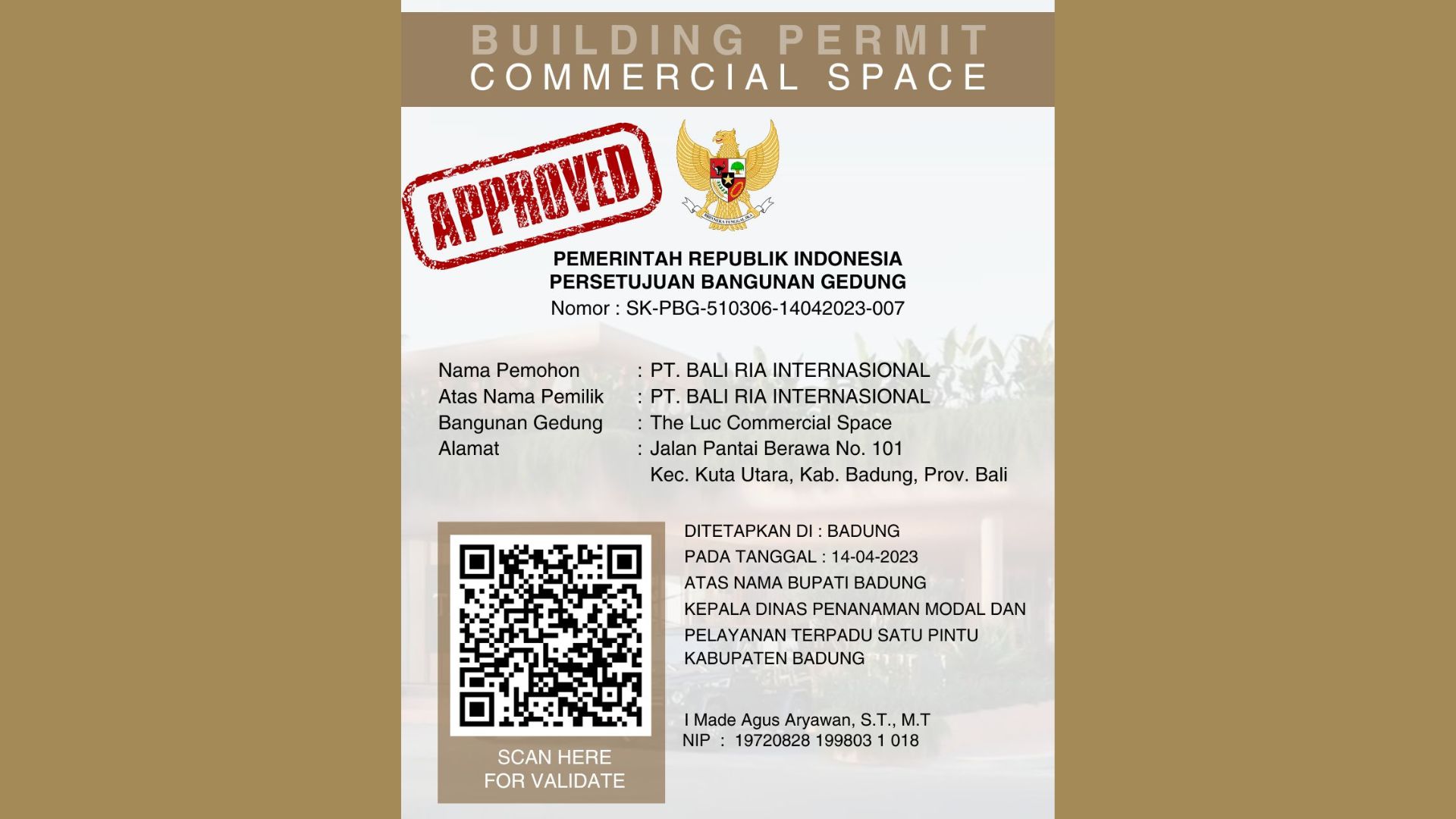 COMMERCIAL SPACE
